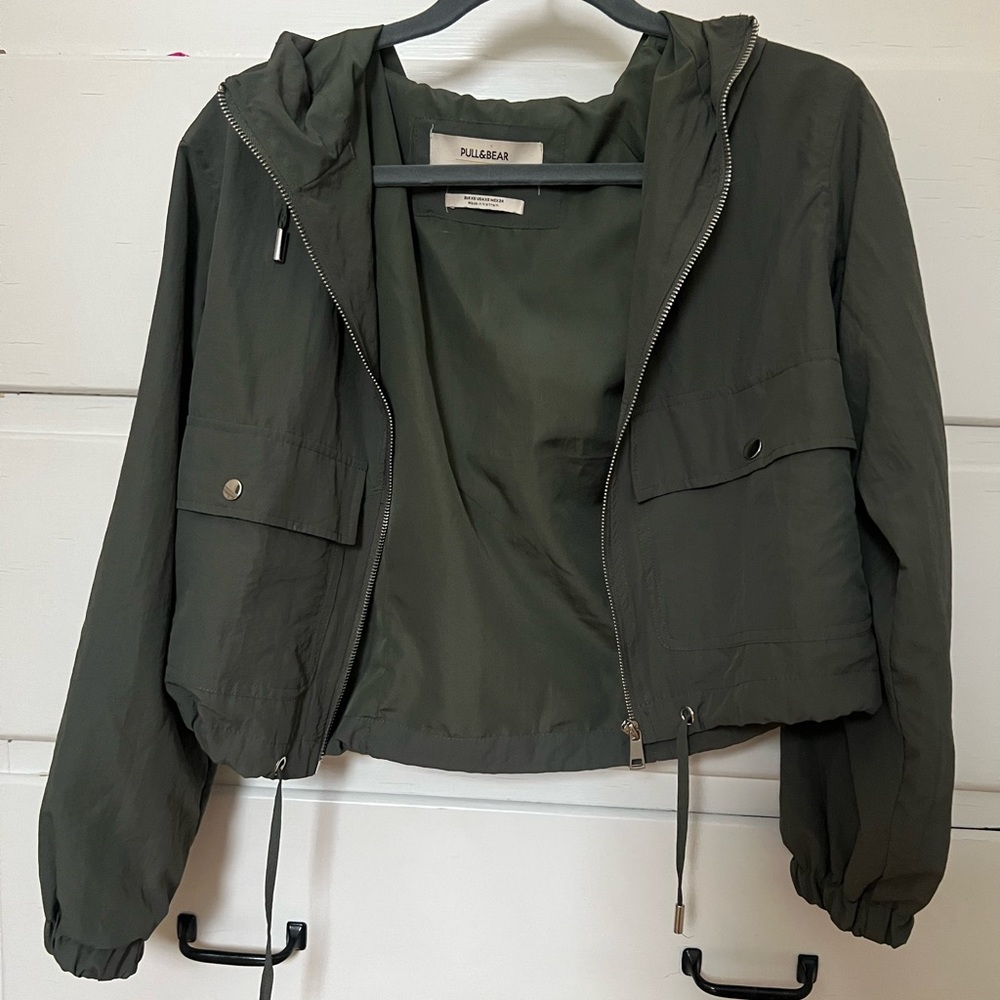 Tie crop sweatshirt